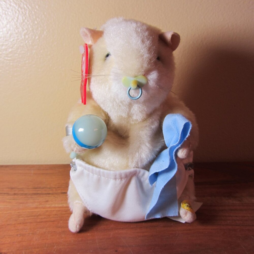 SALE* plush Gemmy lets hear it for the boy dancing singing hamster WORKS (W4675)
